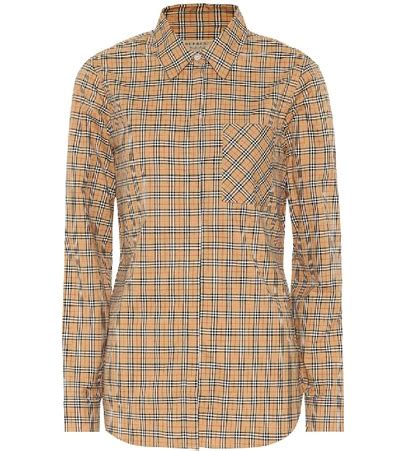 karo bluse im burberry look|Burberry Baumwollbluse Im Karodesign In Yellow .